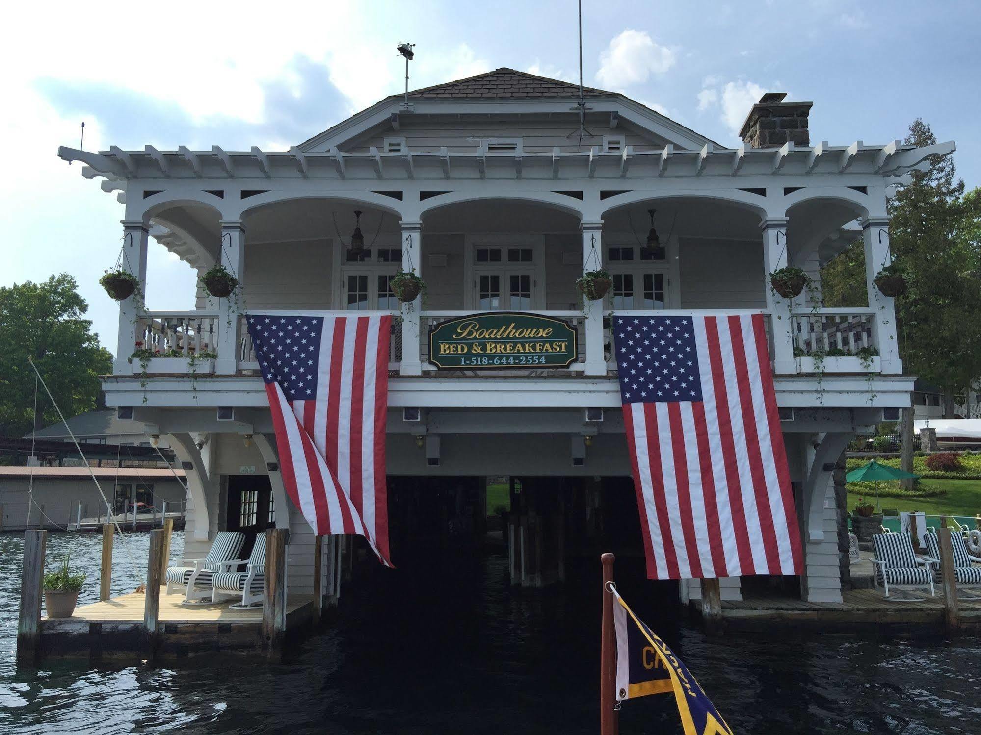 Lake George Boathouse Waterfront Lodging 博尔顿兰丁 外观 照片