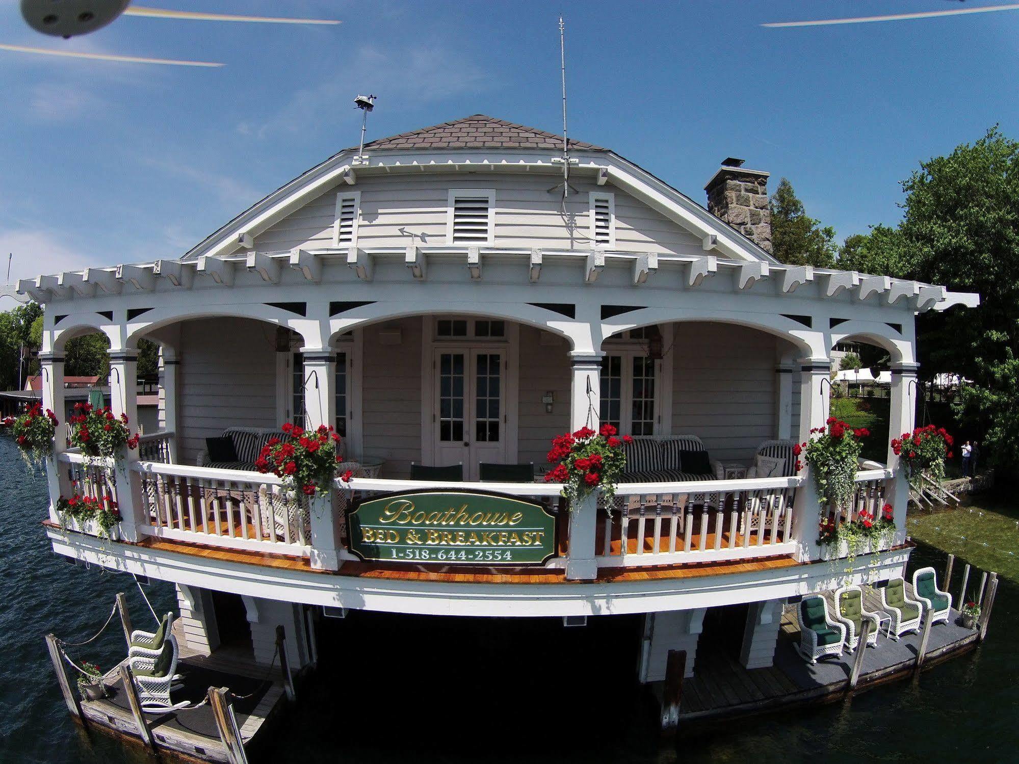 Lake George Boathouse Waterfront Lodging 博尔顿兰丁 外观 照片